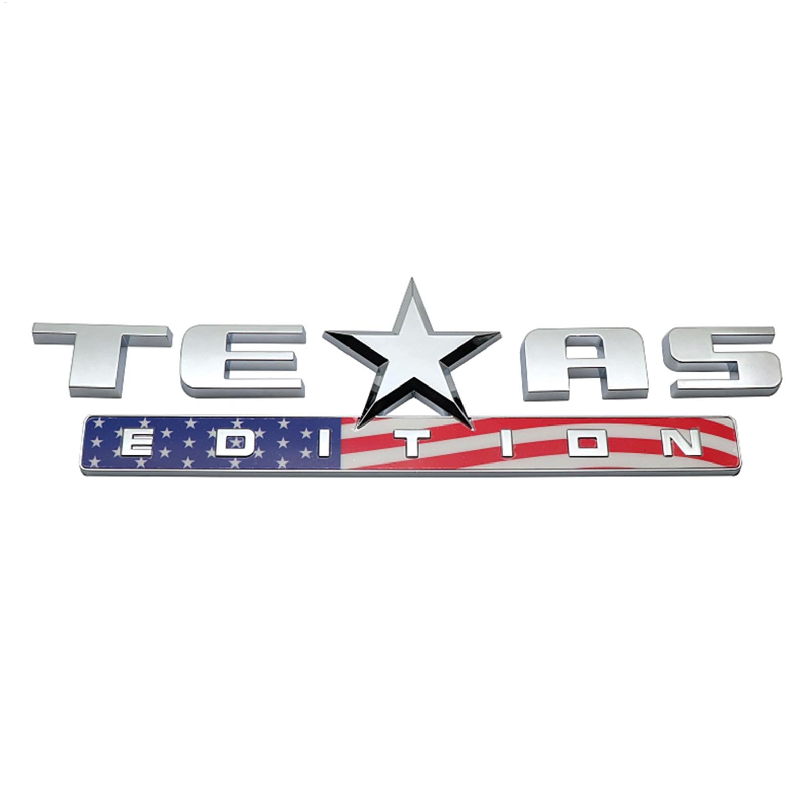 Ynnhik Texas Edition-Sternaufkleber, Abs 3D dekorativer Aufkleber, Kotflügel-Seitentür-Aufkleber, Abs 3D-dekorativer Aufkleber, einzigartiges und stilvolles Texas Edition-Emblem-Abze von Ynnhik