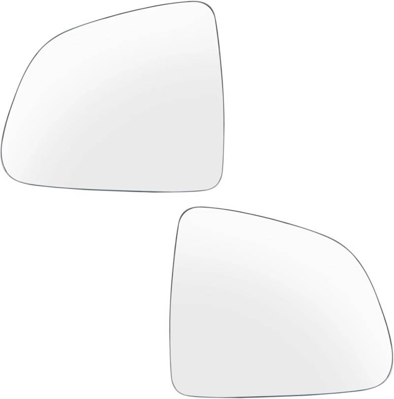 Auto Ersatzspiegel für Tesla Model Y 2020 2021 2022 2023 2024,Spiegelglas Ersatz Heizba Außenspiegel Glas Verstellbar Rückspiegelglas Seitenspiegelglas Außenspiegelsets,A Pair -White von YoQIK