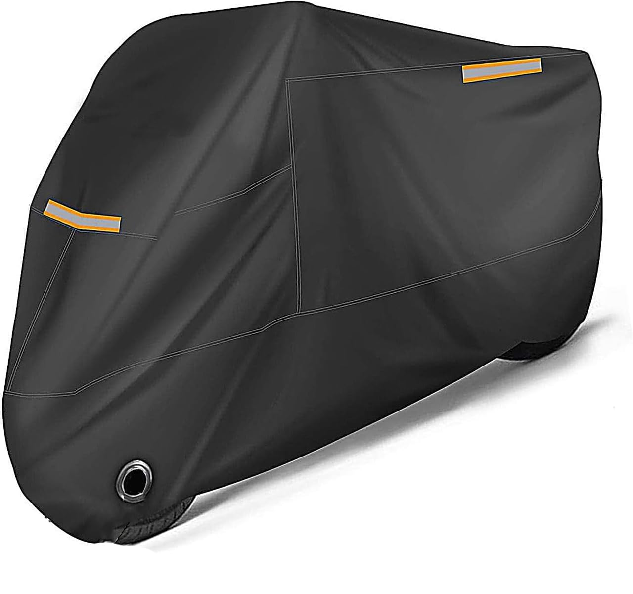 Motorrad Abdeckungen für Yamaha FZ1 Fazer 2006-2015,Motorradabdeckung Abdeckplane Motorradplane Regenschutz Staubdicht UV-beständig Atmungsaktiv Outdoor Zubehör,Black-XXL von YoQIK