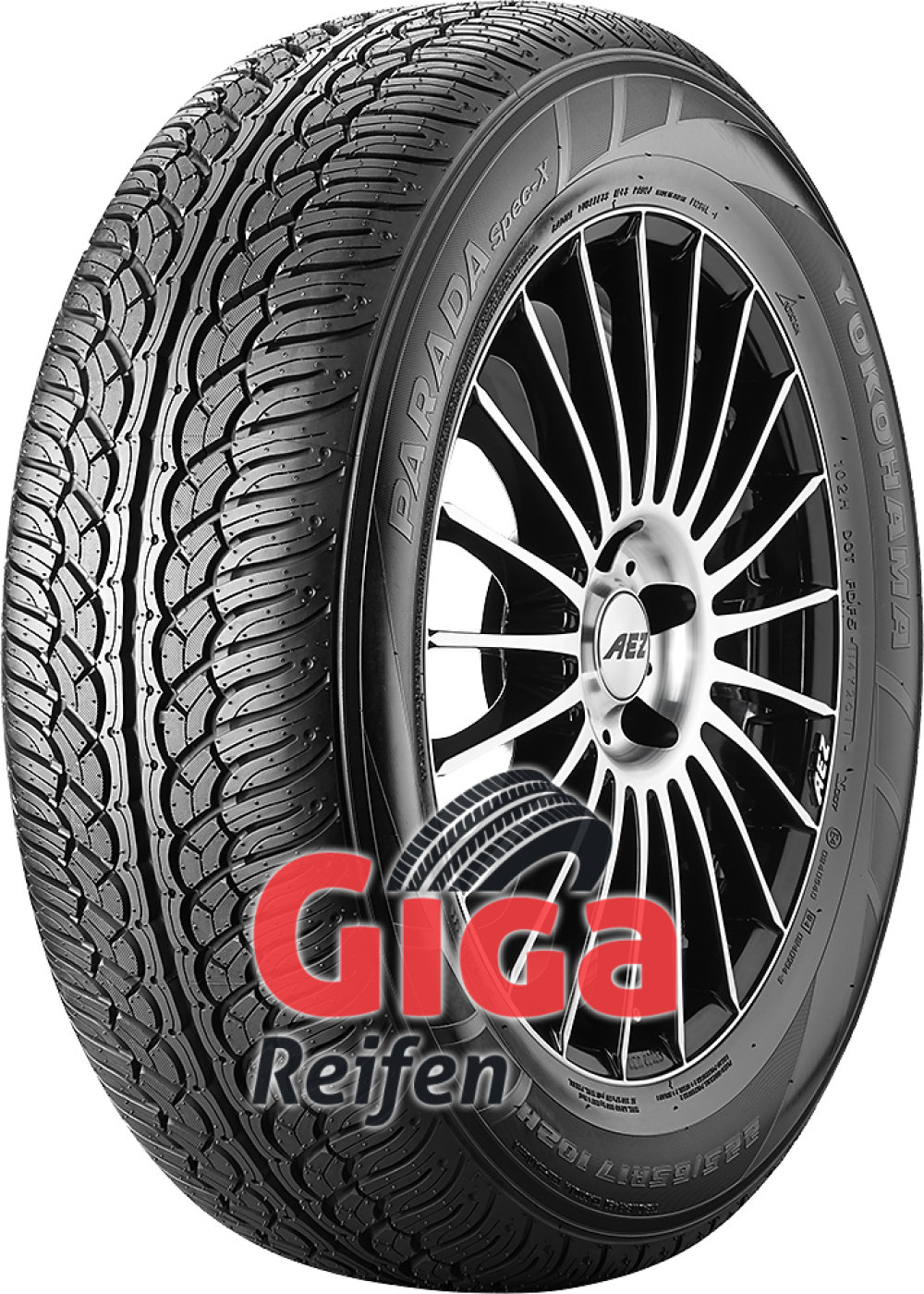 Yokohama PARADA Spec-X (PA02) ( 285/40 R22 110V XL, RPB ) von Yokohama