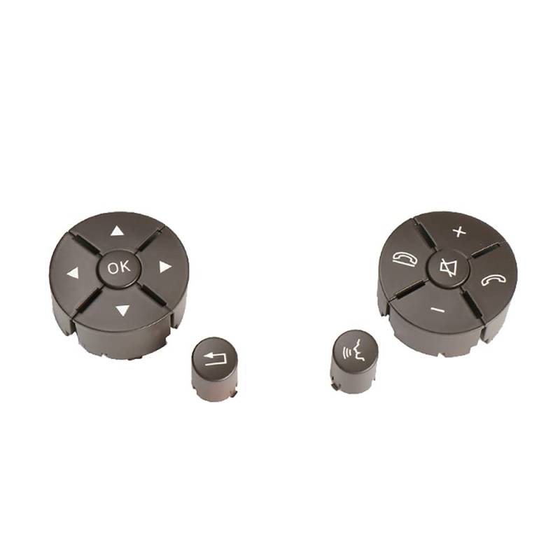 Yokomu Auto Links & Rechts Lenk Rad Schalter Control Taste Trim Abdeckung Kit für W204X204W212 von Yokomu