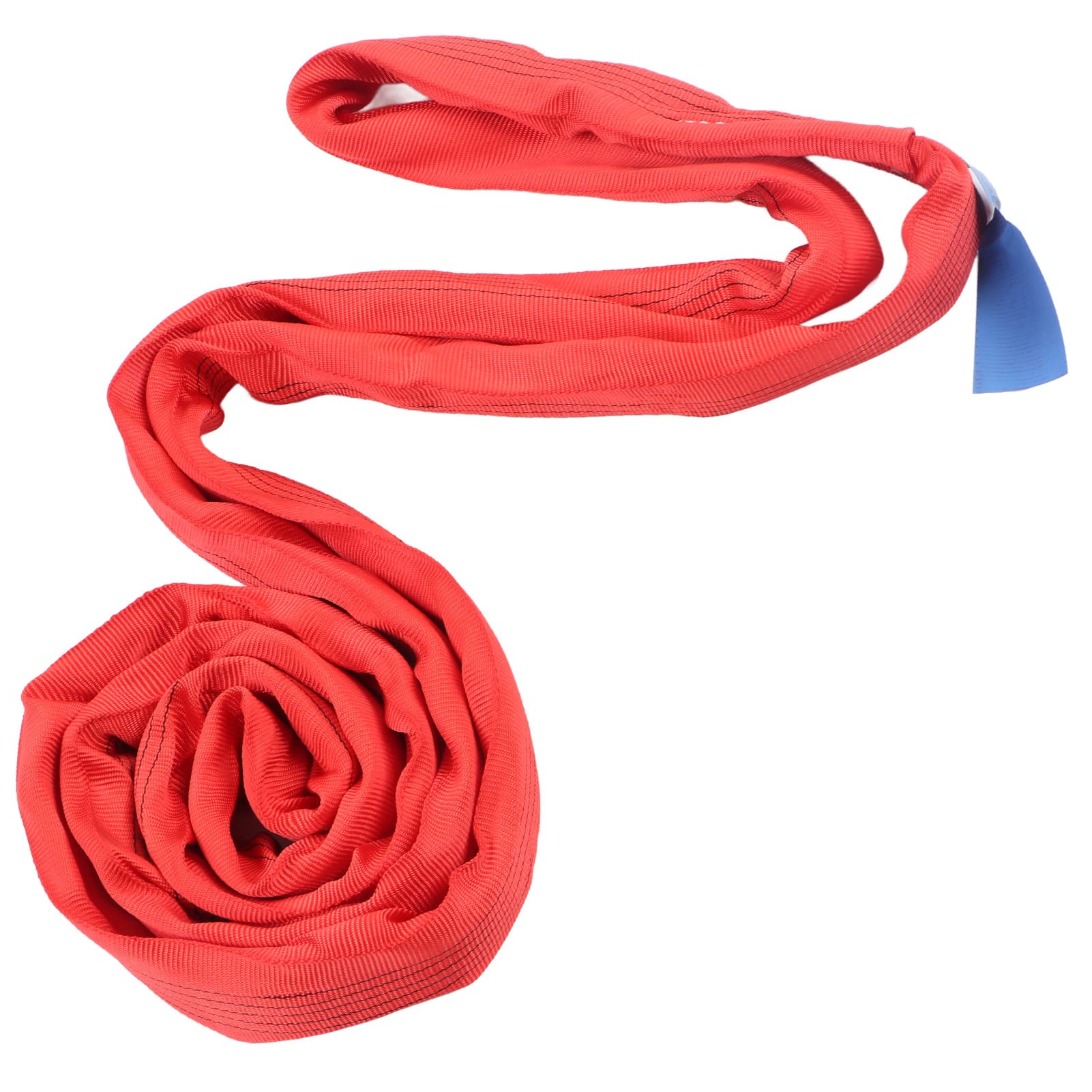 Yomiyuyr Lift Sling Straps, 5T 2M Rigging Hebegurt – Flexibles Polyester-Kran-Hebeseil mit verstärkter Doppelösenschnalle für den robusten industriellen Einsatz von Yomiyuyr