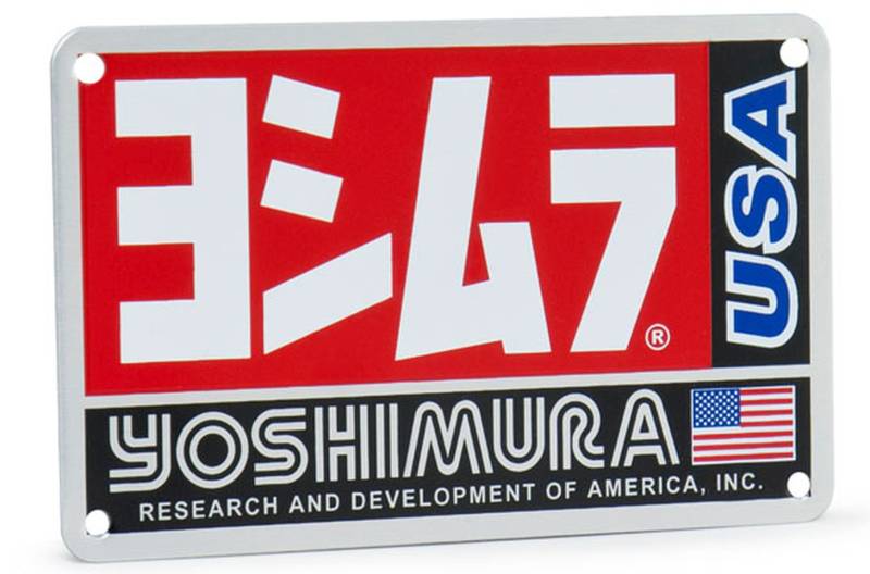 Nietschild Yoshimura gewölbt Badge RS-3 1 Stück AC106W-RS3 von Yoshimura