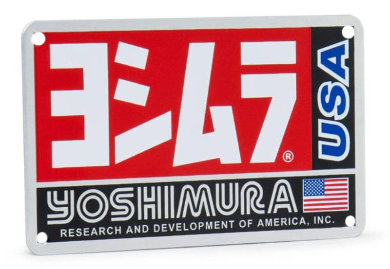 Nietschild Yoshimura gewölbt Badge TRC TRS TRI 1 Stück AC106W-TRS von Yoshimura