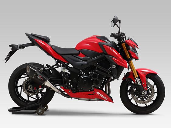 Sport Auspuff Yoshimura R-11 SQ Black m. Carbonendkappe Suzuki GSX-S 750 Bj. 2017-2020 +ABE EURO-4 von Yoshimura