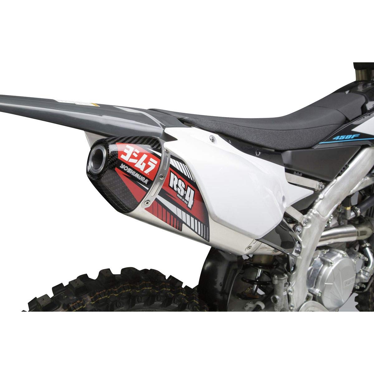 Yoshimura RS-4 Schlupfauspuff (Signature/Edelstahl/Aluminium/Kohlefaser) für 20-22 Yamaha YZ450F von Yoshimura