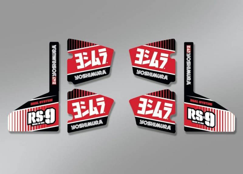 Yoshimura YOSH RS9 Dual Sticker von Yoshimura