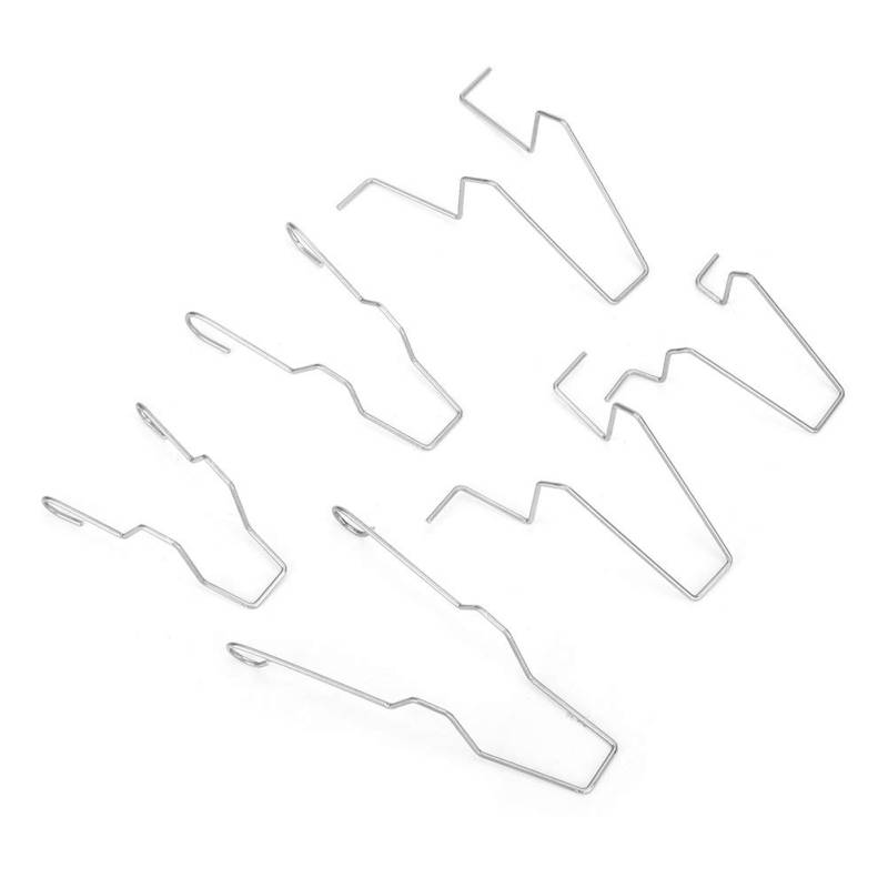 6PCS Scheinwerfer-Haltefederclip, 5ZHSFULLKIT Stahl-Scheinwerfer-Abblendlicht-Scheinwerferlampe-Haltefederklemme für H1/H3/H4/H7 von Yosoo Health Gear