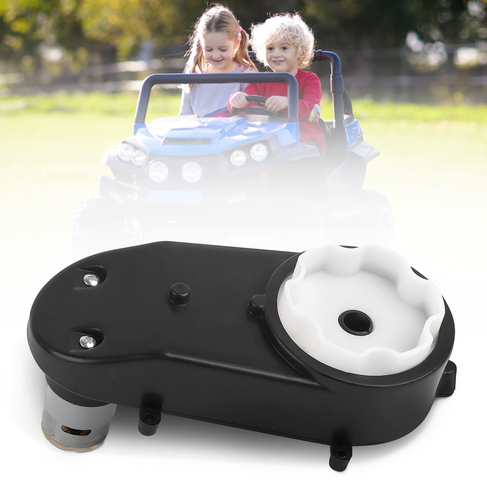 Kinderauto Getriebe, Getriebe Für Kinderauto-Spielzeug, Elektrischer Motor Getriebekasten, RS390 12000-20000RPM Kinderauto Getriebe, Elektromotor Getriebe für Kinderautos von Yosoo Health Gear