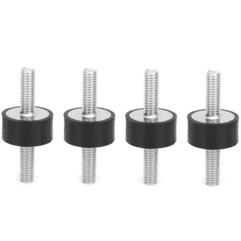 M6 Gummihalterung, 4 Stück Silentblock Absorber, Stoßdämpfer Luftkompressoren Dieselmotoren Benzinmotoren Gummihalterung Anti Vibrations Spule (VV20*10 M6*18-12.99) von Yosoo Health Gear