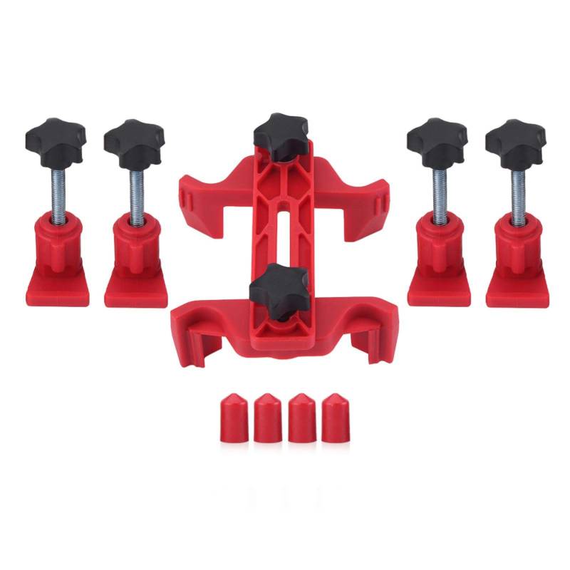 Auto Dual Cam Clamp, 9 Stück Universal Nockenwellenrad Zahnradverriegelung Motor Timing Tool Kit von Yosoo