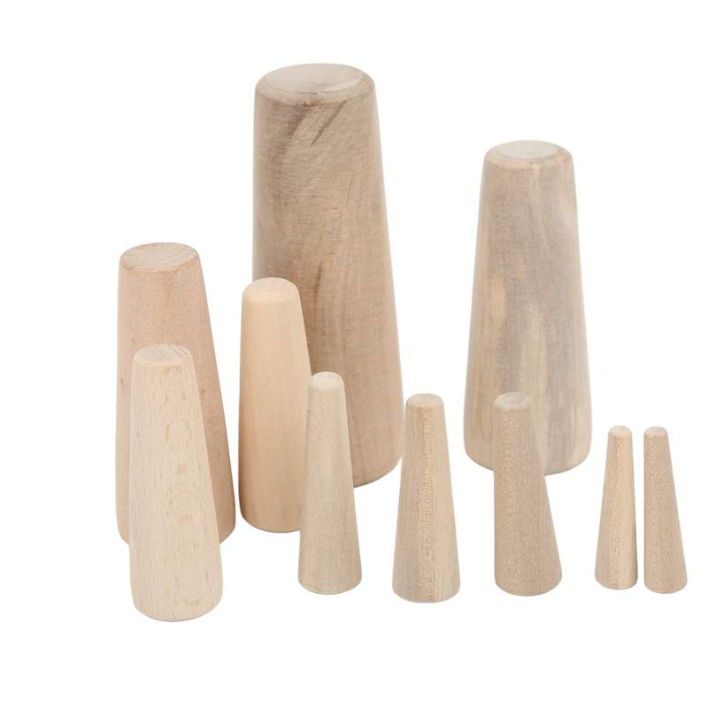 10-teiliges Holzstopfen-Set für Boote, durch den Rumpf Passend für Boote, Konische Holzstopfen, Weichholzstopfen, Bootsablauf, Langlebig, für Boote, Yachten, Marine von Yosoo