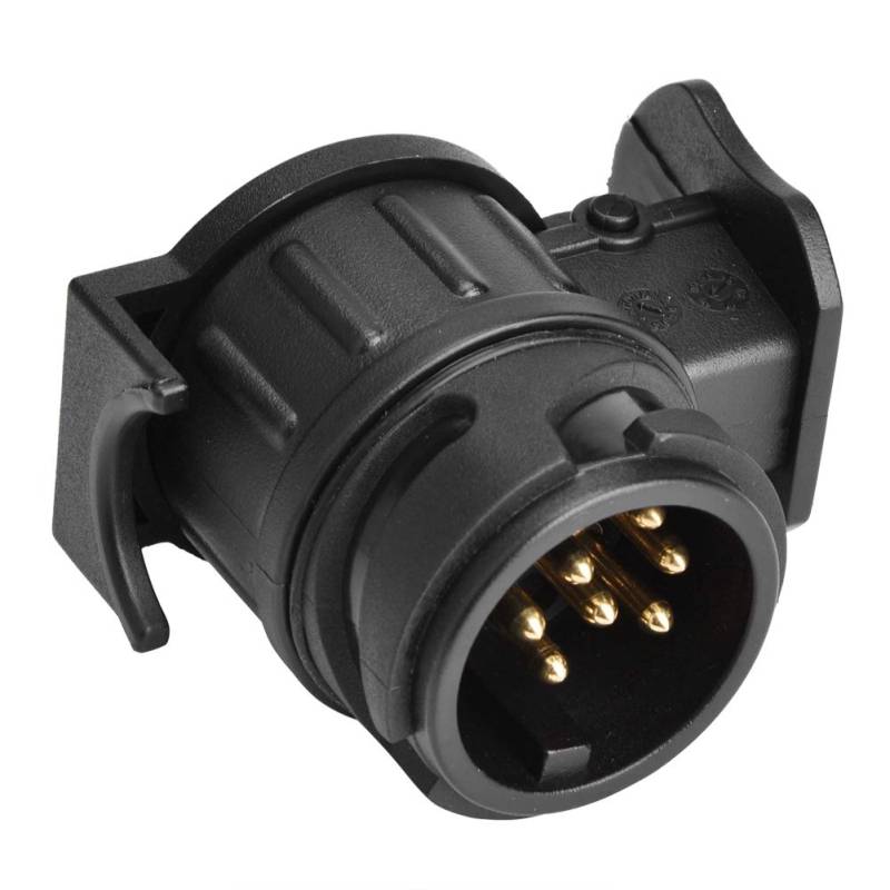 13-poliger auf 7-poliger Adapter, 12 V 13-poliger auf 7-poliger N&S-Anhänger-Steckdosenadapter-Stecker-Konverter-Anschluss für Wohnwagen von Yosoo