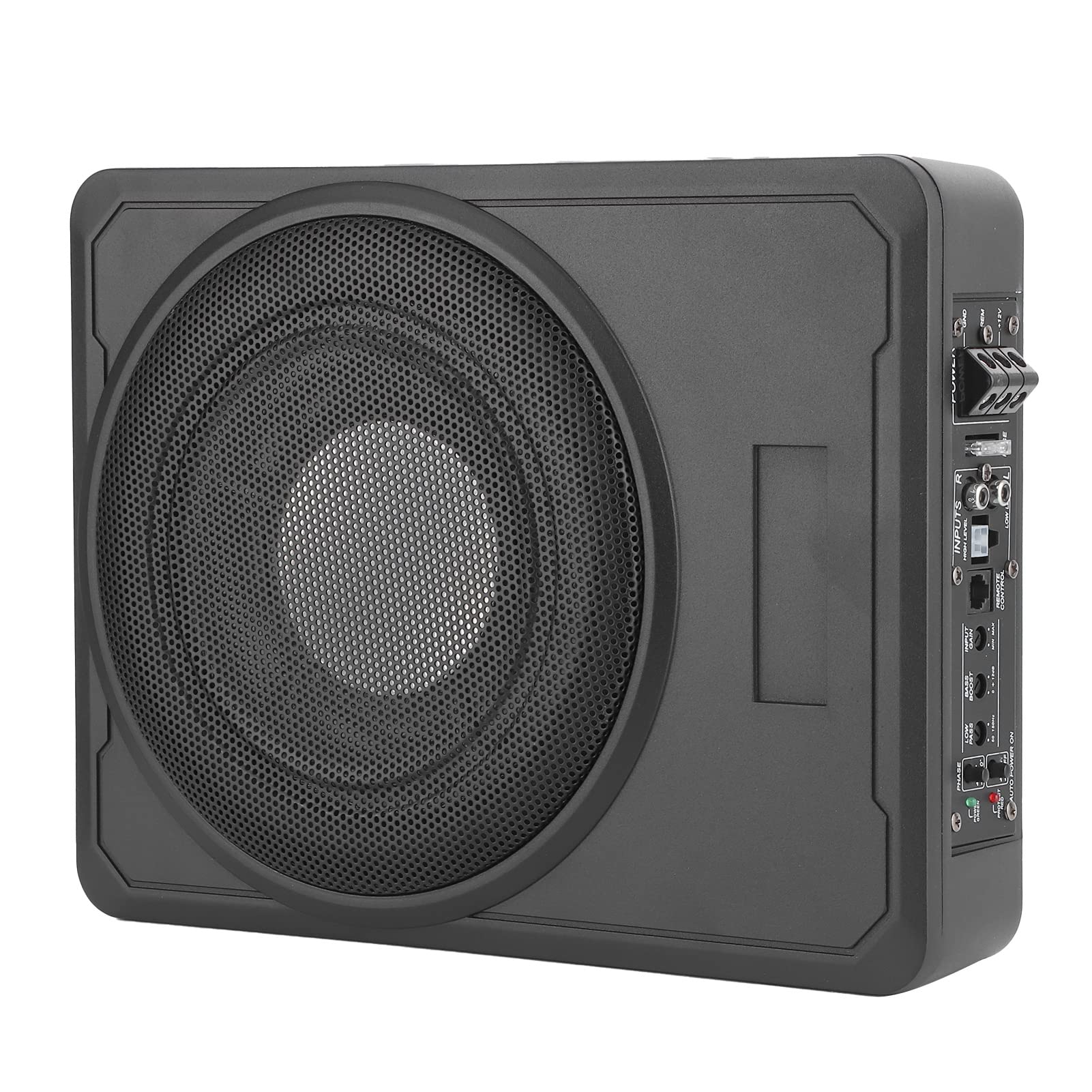 Auto-Subwoofer, Yosoo Auto-Subwoofer Slim-Verstärker Bass-Gehäuse-Lautsprecher Untersitz-ogerät 10 Zoll 12 V 800 W für Auto-Subwoofer Bass-Gehäuse-Lautsprecher Subwoofer Bass-Gehäuse 10 Zoll 12 V 800 von Yosoo