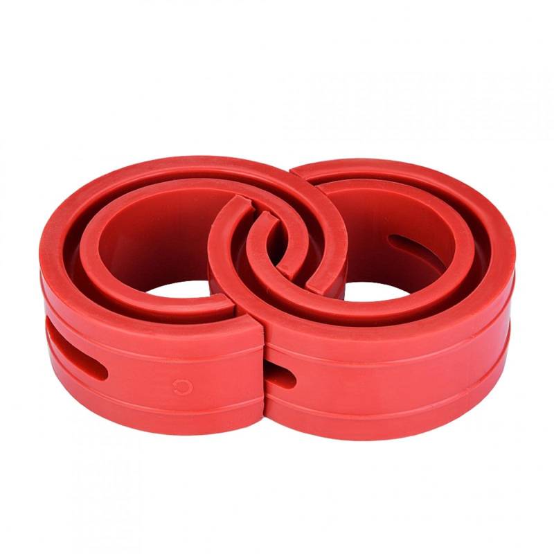 Automotive Spring Buffer Kleber, Yosoo 2PCS Red Car Shock Absorber Buffer Spring Bumper Cushion Typ D für Einzelradaufhängung Power Cushion Buffer Shock Federkissen Coil Spacer Absorbieren Stoßfeder(C von Yosoo