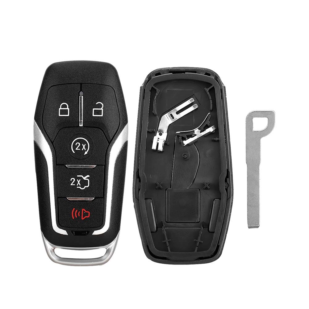 Key FOB -Hülle, ABS Keyless Remote Key Außenabdeckungsschale -Tastenkissen für F150 von Yosoo