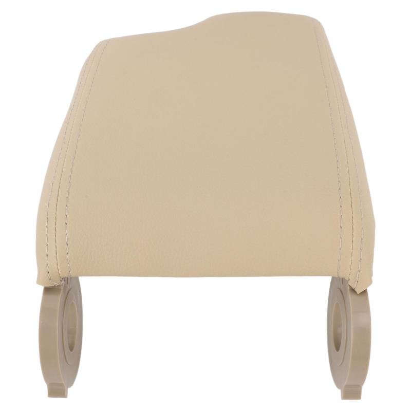 Mittelkonsolen-Armlehnenabdeckung, PROCR00763 Lichtbeständige Auto-Mittelkonsolenabdeckung Bequemes Auto-Armlehnen-Sitzbox-Abdeckungspolster für E46 M3 2001 Bis 2006 (Beige) von Yosoo