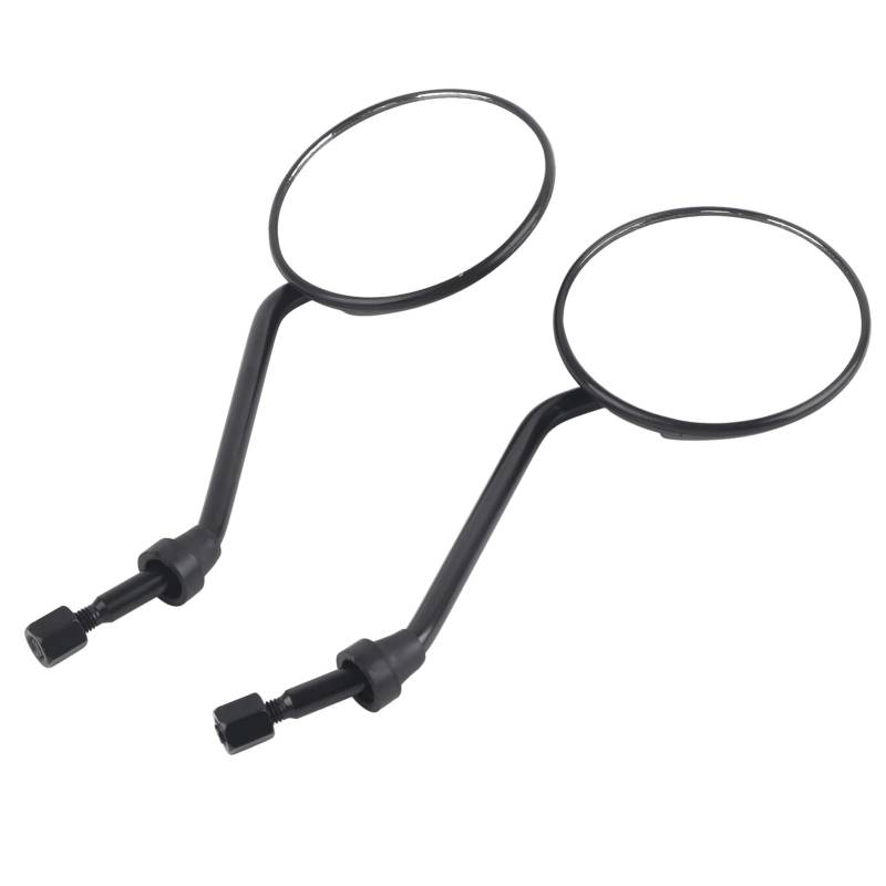 Motorrad Rückspiegel, Yosoo 2Pcs 8mm/0.3in Rückspiegel Universal Retro Runde Seitenspiegel für Motorrad Elektro Fahrrad Roller für Motorrad Spiegel Motorrad Rückspiegel von Yosoo