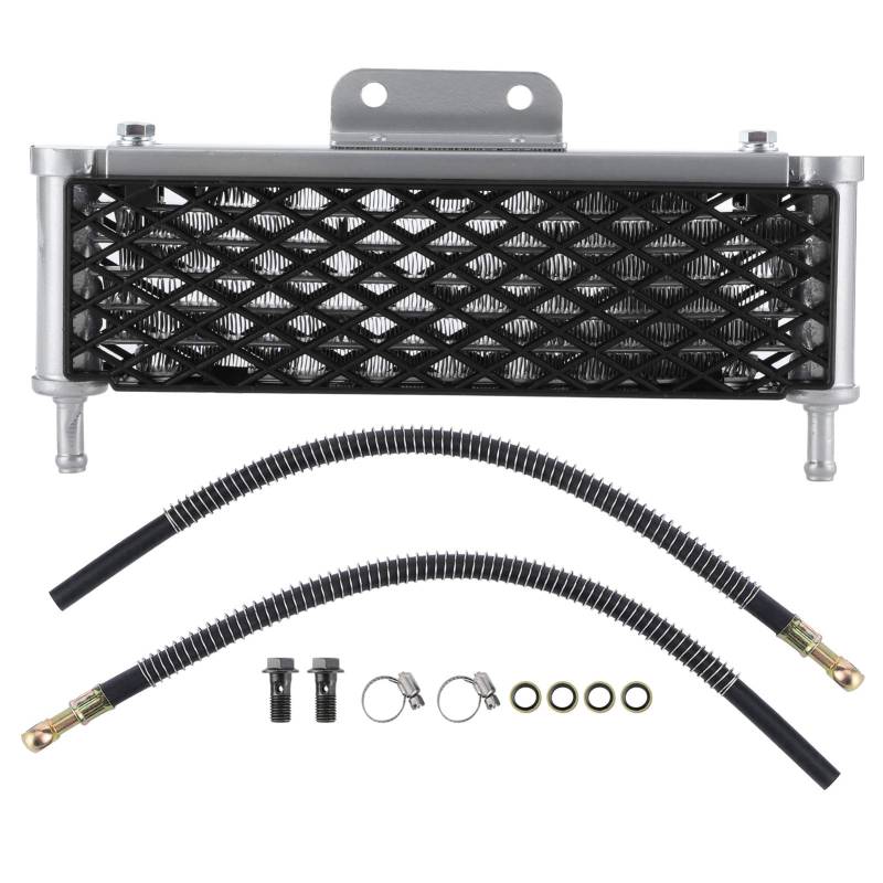 Ölkühler Kühler, Yosoo Ölkühler Kühler Kit Ersatz für YX 140 Cc 150 Cc 160 Cc PIT PRO Trail Quad Dirt Bike ATV Off-Road Moto für Motorrad Kühler Motorölkühler Ölkühler Kühler von Yosoo