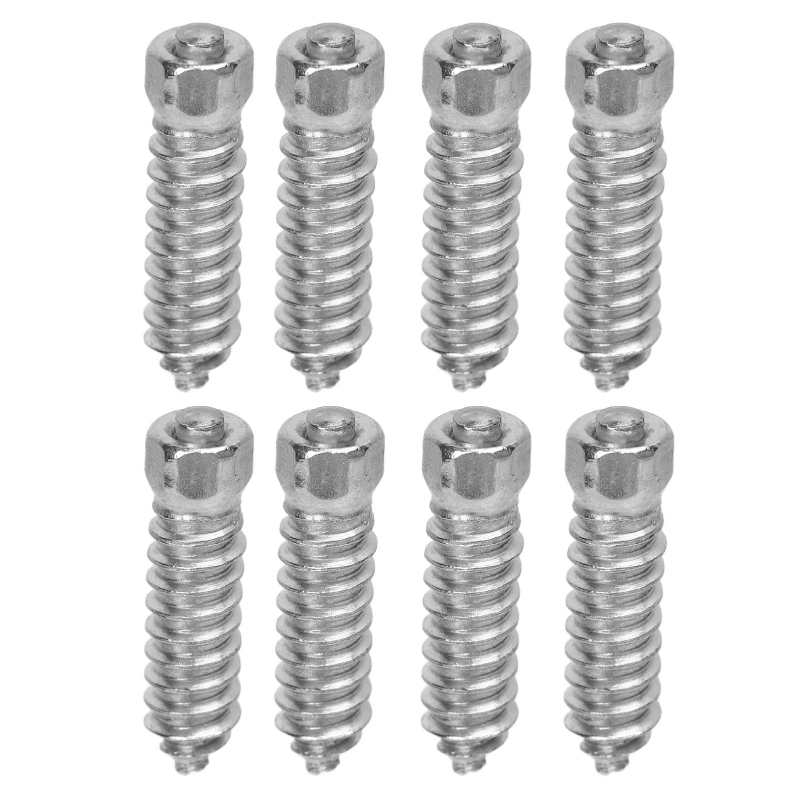 Powersports Radbolzen, 50 Stück, Schnee-Anti-Rutsch-Reifenbolzen, Schrauben, M6 X 6 Mm, Schneereifen-Spikes für Rennwagen, Gabelstapler, Motorräder, Geländewagen von Yosoo