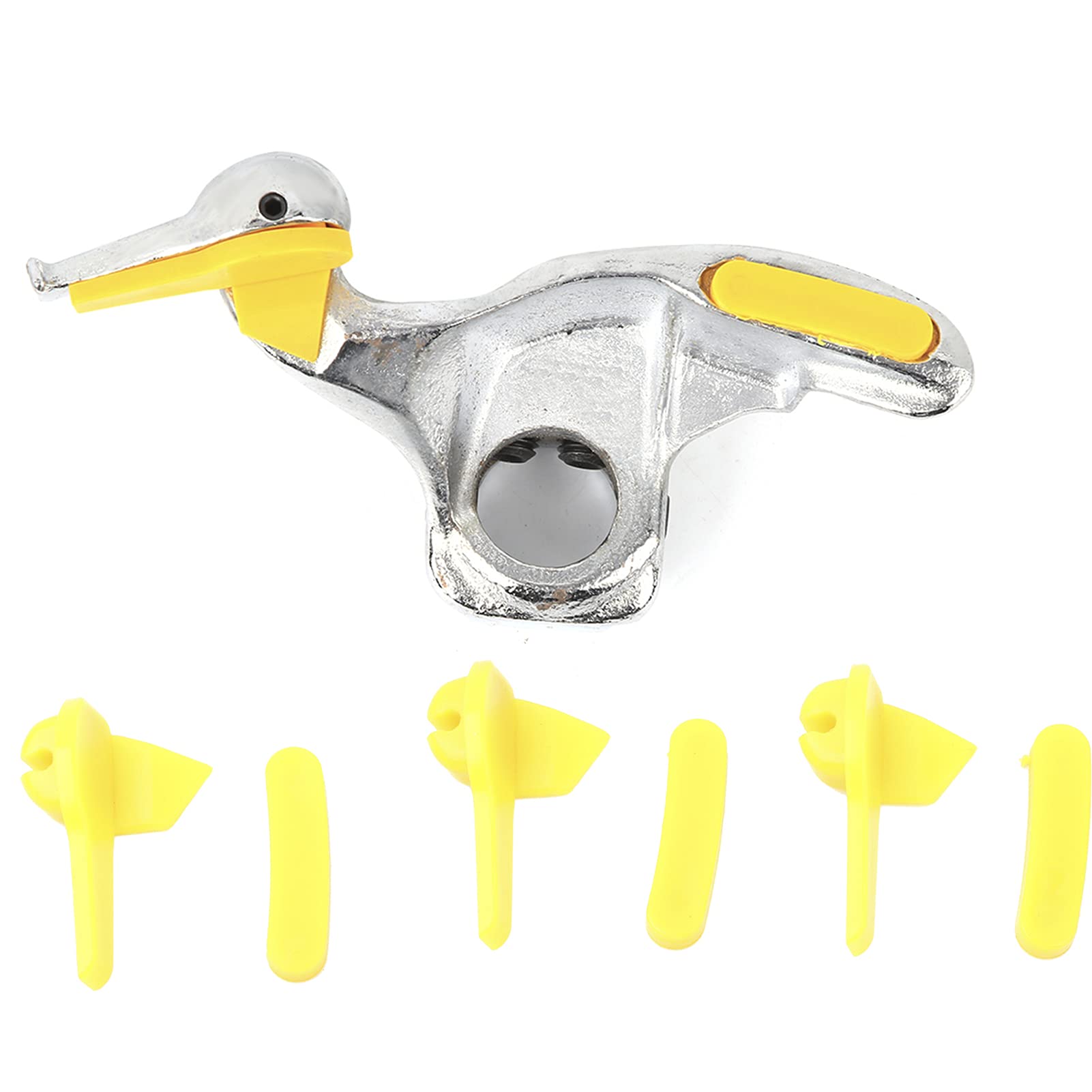 Reifenmontiermaschine, Edelstahl Pkw-Reifenmontiervorrichtung Demontieren Sie Duck Head Zubehör mit Schutzpads für Reifenmontierhalterung Demont Duck Head Duck Head Reifenmontierkopf (28mm) von Yosoo