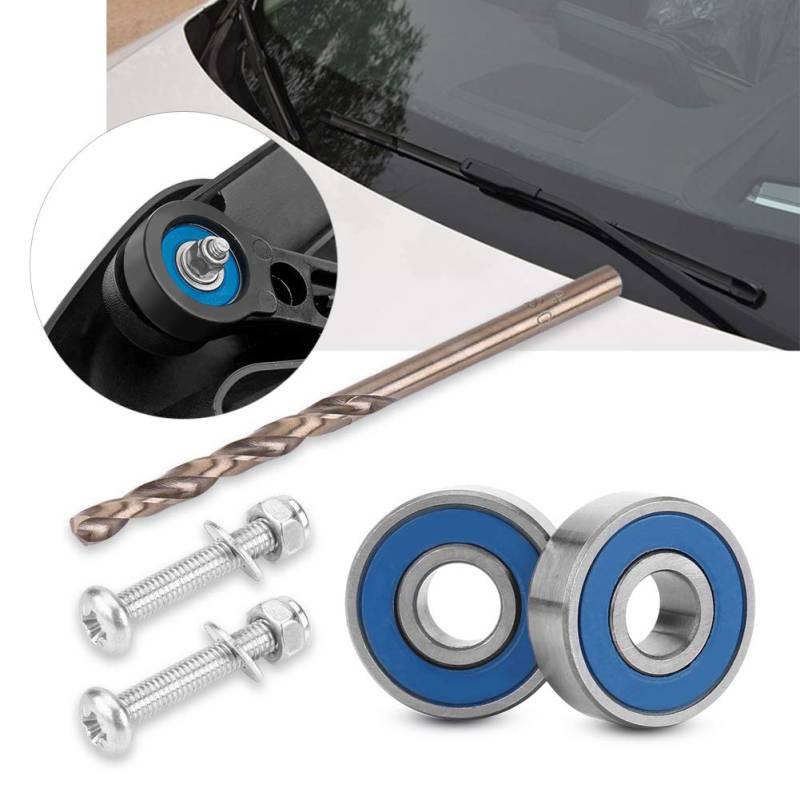 Wischerarm Reparatursatz, 5 Stück Windschutzscheibe Scheibenwischerarm Reparatur Lager Fix Kit Ersatz für Grand Scenic 2 II für Scenic Wischerarm Wischerarm Reparatursatz von Yosoo