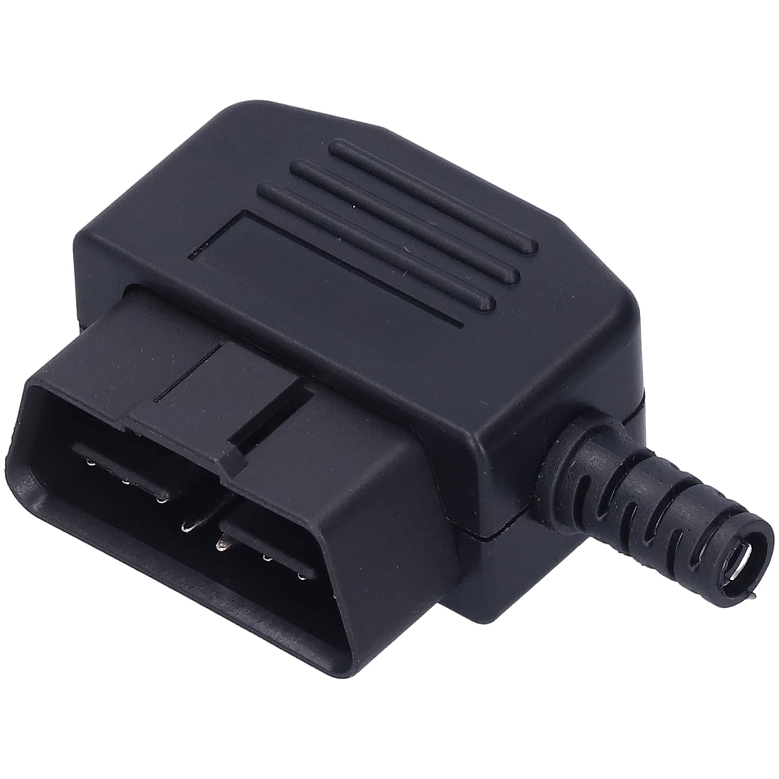 OBD2 Stecker, 16 Pin Stecker Stecker Auto Diagnose Tool Adapter Stecker Adapter Universal für die Meisten Autos 24V von Yosoo