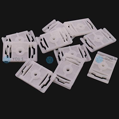 10 x YOU.S Original Befestigung Clips Zierleisten 34,5 x 22 mm - 4A0853825A von You.S