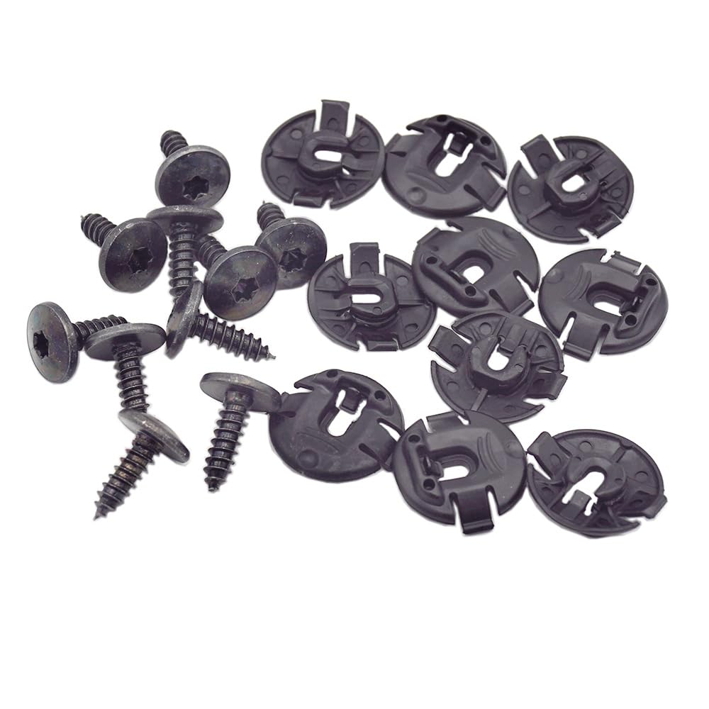 10er Set YOU.S Original Radhausschale Radhaus Befestigungs Clips + Torx Schrauben - 4F0 825 429 C von You.S