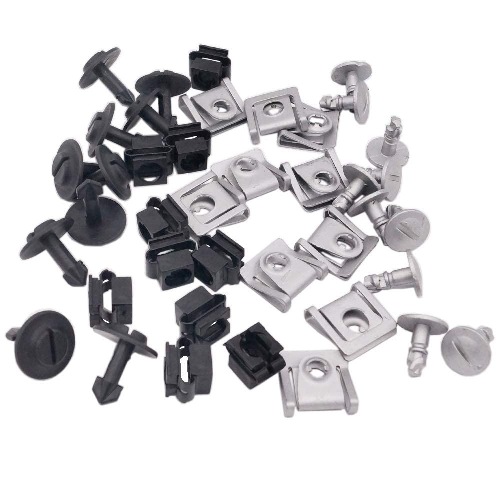 10er Set YOU.S Original Unterboden Motorschutz Befestigung Clips - 8D0805121 von You.S