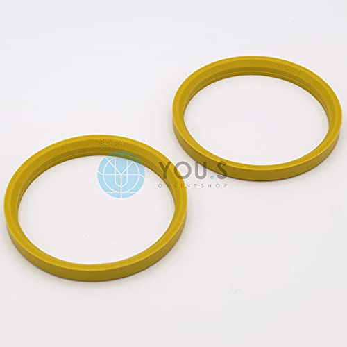 2 x ZENTRIERRINGE DISTANZRING für ALUFELGEN T27-SL661P 76,0-66,1 mm MAK, TSW von You.S