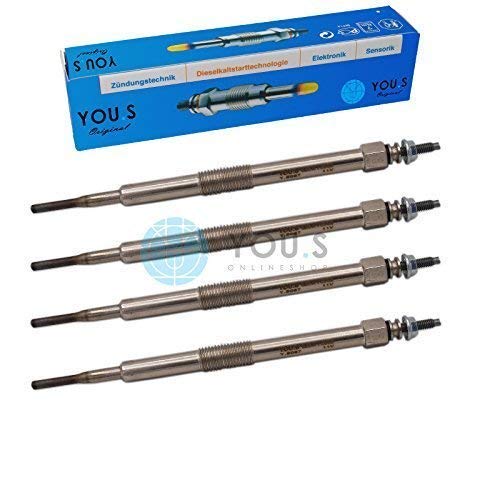 4 Stück YOU.S Original Glühkerze Länge: 160,0 mm Spannung: 11,0 V - 12237791101 von You.S