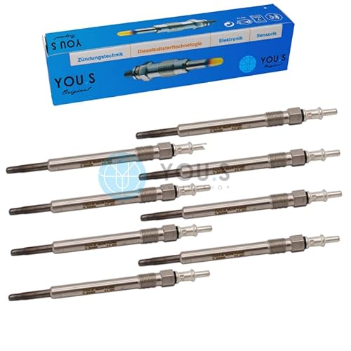 8 Stück YOU.S Original Glühkerzen Länge: 131,0 mm Spannung: 11,5 V - 0011594201 von You.S