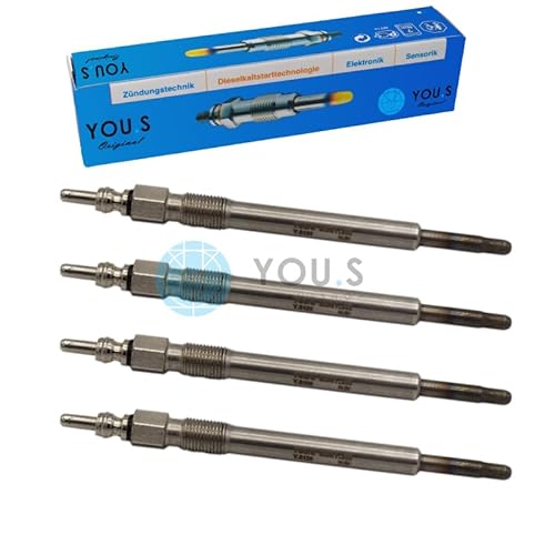 YOU.S Original 062905061A Glühkerze Länge 131 mm Spannung 11,5 V (4 Stück) von You.S