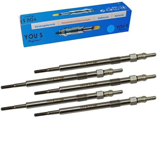 YOU.S Original 3O777311 Glühkerzen Länge 135 mm Spannung 7 V (5 Stück) von You.S