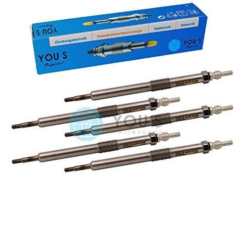 YOU.S Original 6651590101 Glühkerzen Länge 152 mm Spannung 11 V (5 Stück) von You.S