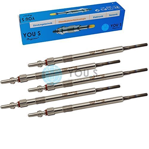 YOU.S Original 8653880 Glühkerzen Länge 134 mm Spannung 4,4 V (5 Stück) von You.S