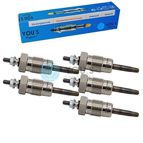 YOU.S Original A0001599101 Glühkerzen Länge 81,5 mm Spannung 9 V (5 Stück) von You.S