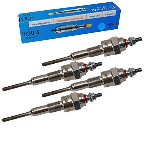 YOU.S Original Glühkerzen Länge 97 mm Spannung 12 V (4 Stück) von You.S