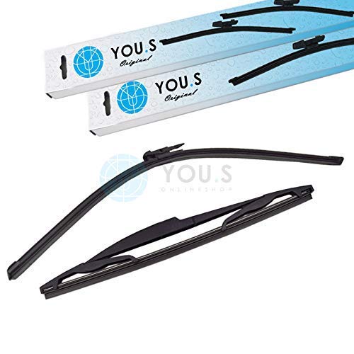 YOU.S SCHEIBENWISCHER SET VORNE + HINTEN 650 + 310 mm (2 Stück) von You.S