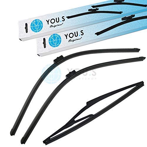 YOU.S SCHEIBENWISCHER SET VORNE + HINTEN 700 + 650 + 310 mm (3 Stück) von You.S