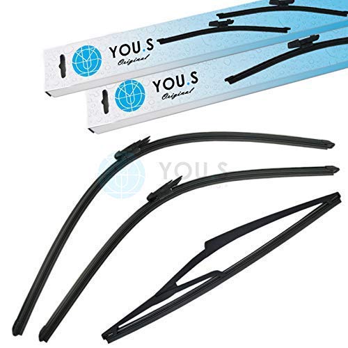 YOU.S SCHEIBENWISCHER SET VORNE + HINTEN 750 + 650 + 310 mm (3 Stück) von You.S