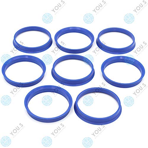 YOU.S ZENTRIERRING Lila bzw. Blau für ALUFELGEN 65,1 x 60,1 mm (8 Stück) - P10 von You.S