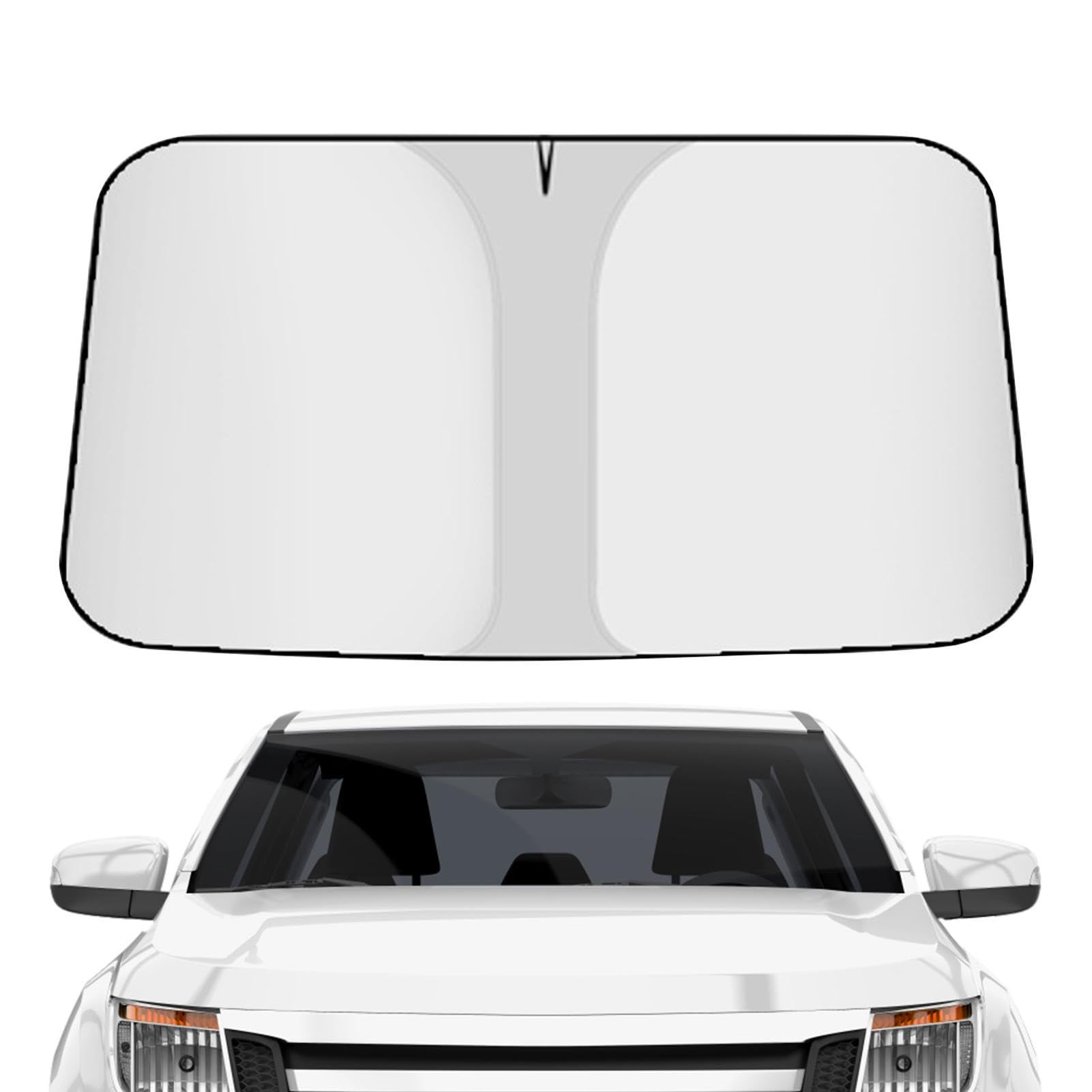 Sonnenblendenblatt, Windschutzscheiben-Sonnenblende für Auto, LKW und SUV, Thermo-Sonnenblende aus stoßfestem Stoff, faltbar, für Frontscheibe, Wärmeschutz von Youding