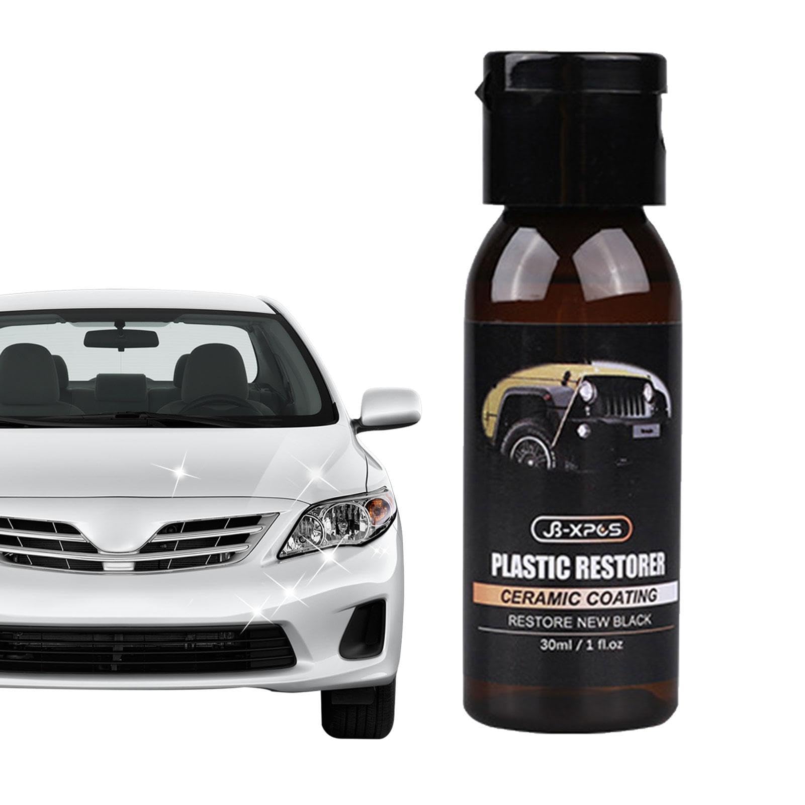 Youding Autoinnenreiniger, UV-Strahlen - 30 ml widersteht Wasser, Schmutz, Keramikbeschichtung | Professionelles Lackversiegelungs-Schutzset, Rapid Car Wax Polish Ceramic Spray Coating von Youding