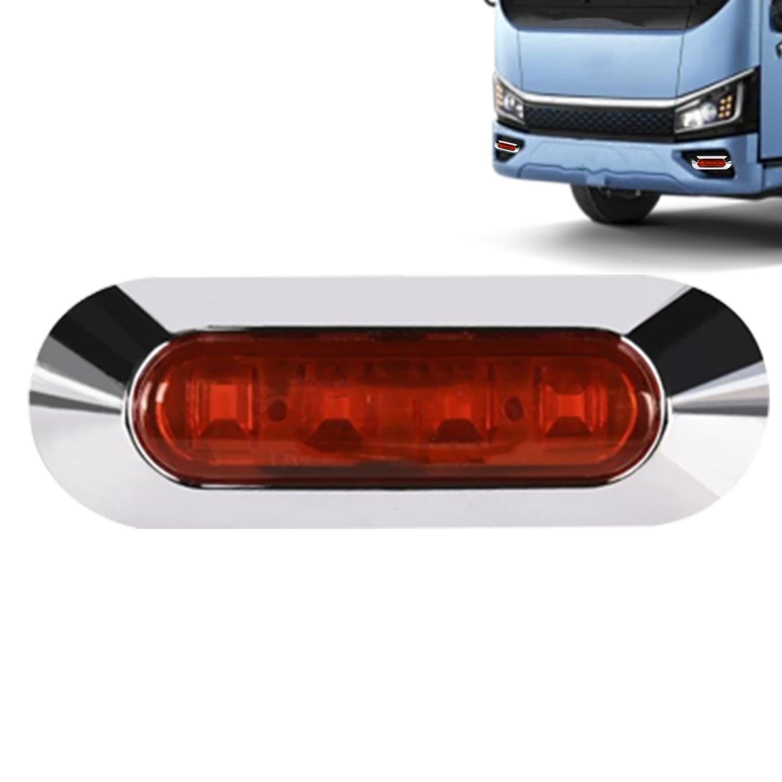 Youding LED LKW Seitenmarkierungsleuchten Seitenmarkierungsleuchten PKW Anhänger 4 LED Blinker LED Seitenmarkierung Wasserdicht Ip67 Blinker 12/24V LED Anhänger für von Youding