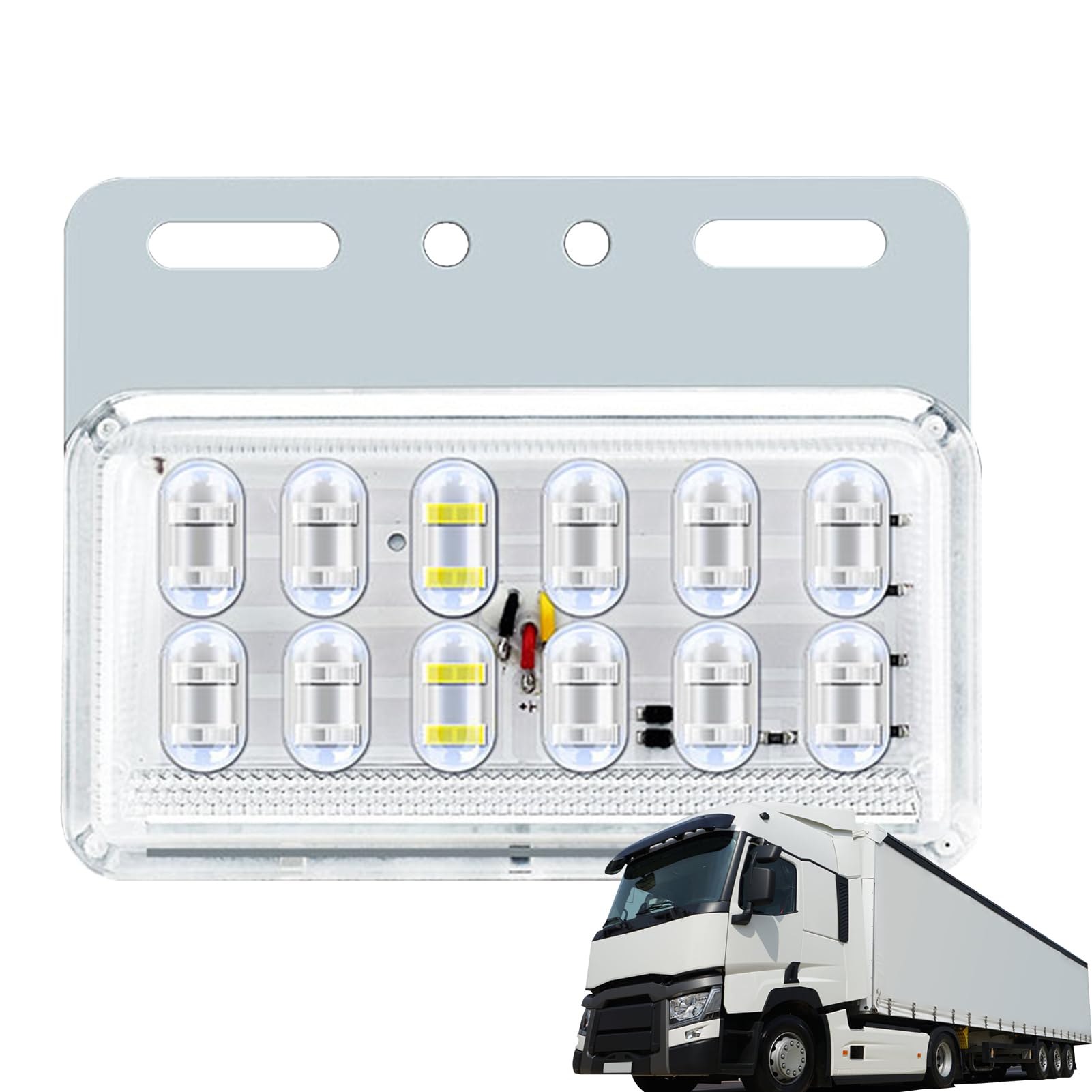 Youding LED-Positionsleuchten, LED-Seitenleuchten für LKW, LKWs, helle und langlebige 12D-Linse für Anhänger, Auto, Bus von Youding