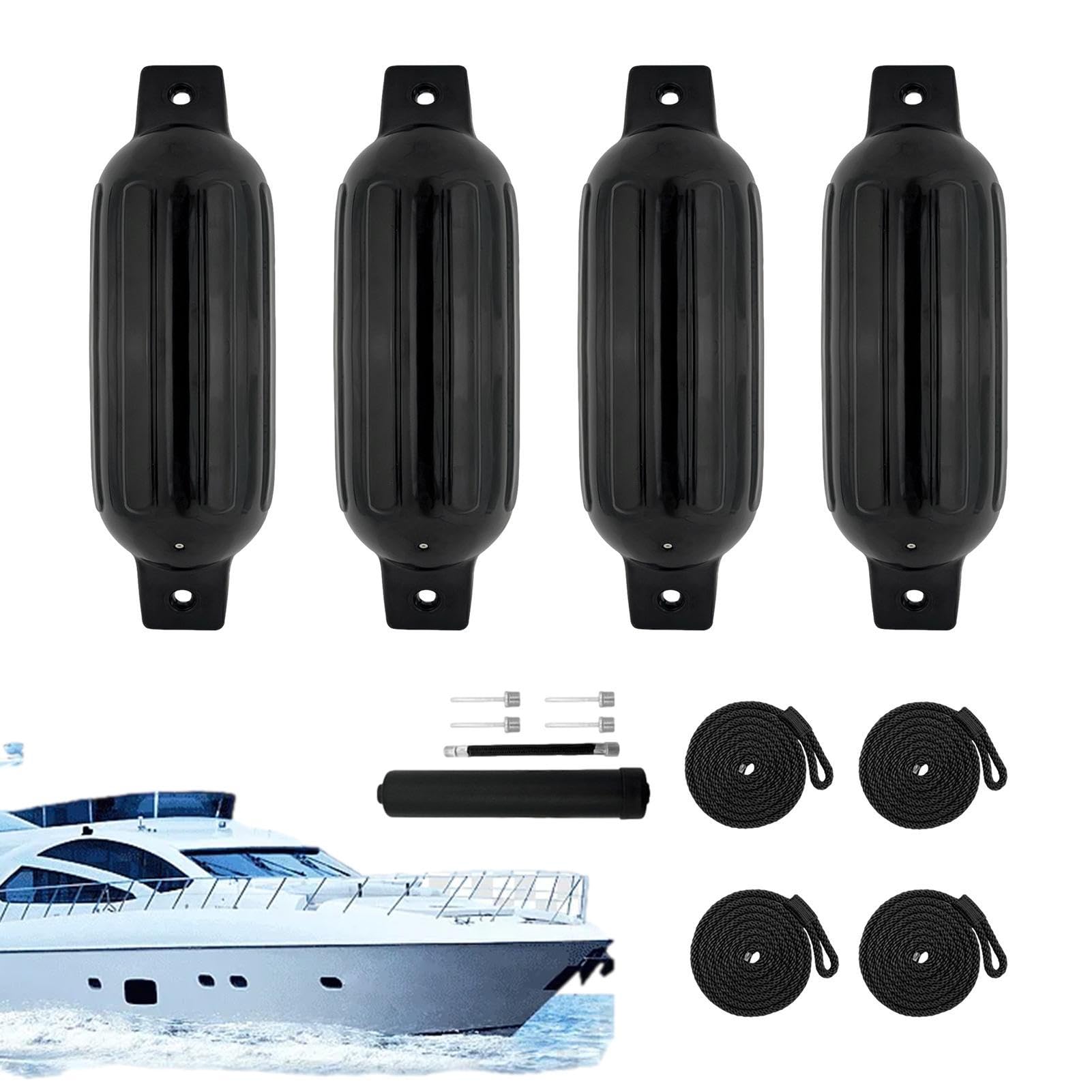 Youding Ozean-Schiffschutz – Stoßfänger für Boote | Quick Knot Ship Bumper Hangers, Zubehör für Boote, Dock Bumper, für Segelboote, Jetski, Pontons von Youding