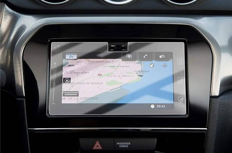 Youmero Kompatibel Mit Suzuki Für Vitara LY 2015-2023 Für Ignis 2017-2023 7-Zoll-Auto-GPS-Navigations-LCD-Bildschirm PET-Schutzfolie, 2 Stück GPS Navigation Schutzfolie von Youmero