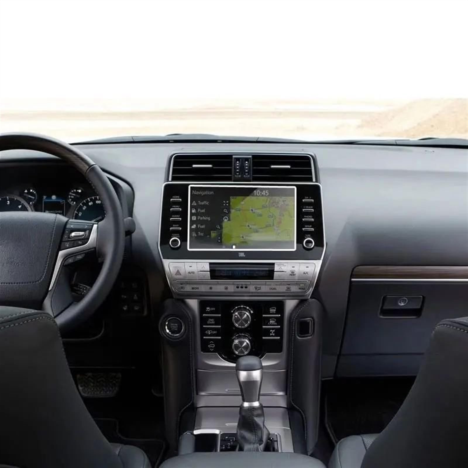 Youmero Kompatibel Mit Toyota Für Land Für Cruiser Für Prado 2021 9 Zoll Auto-GPS-Navigation Displayschutzfolie Aus Gehärtetem Glas GPS Navigation Schutzfolie von Youmero